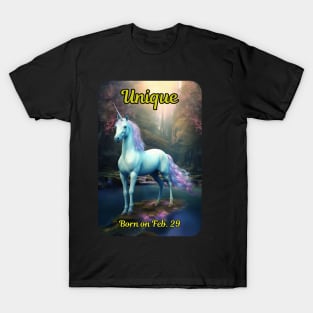 Leap Year Unicorn T-Shirt